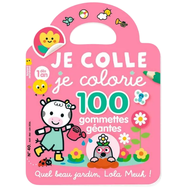 Babar - Couverture magazine Je colle, je colorie