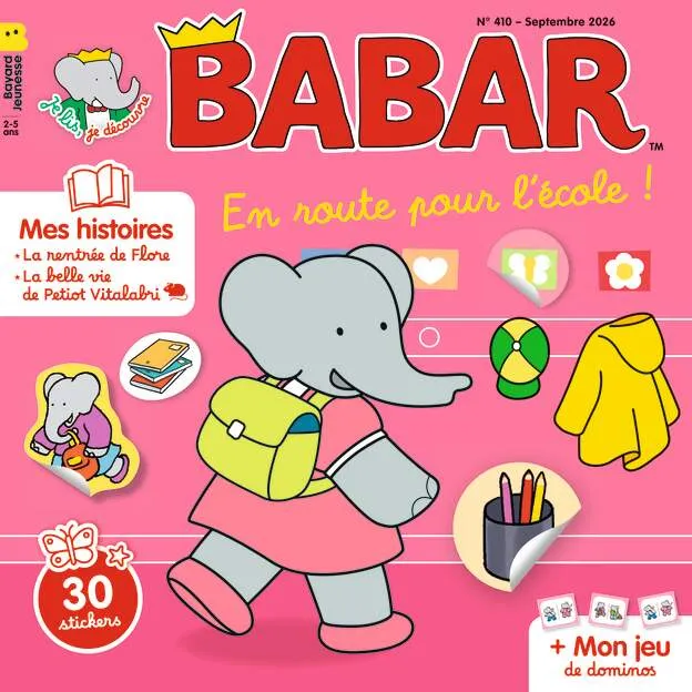 Babar - Couverture magazine Babar