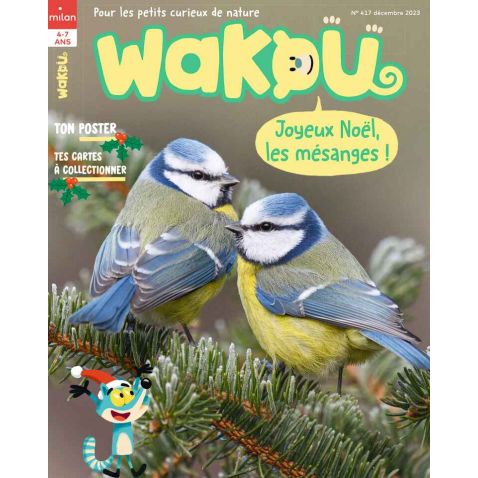 WAKOU : Abonnement magazine animaux & nature, 4 à 8 ans