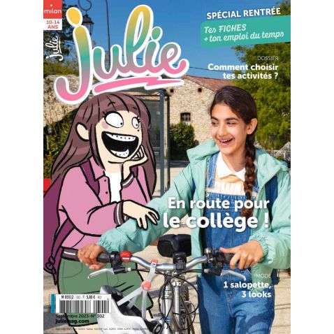 Abonnement JULIE : LE mag pour les filles de 10 à 14 ans