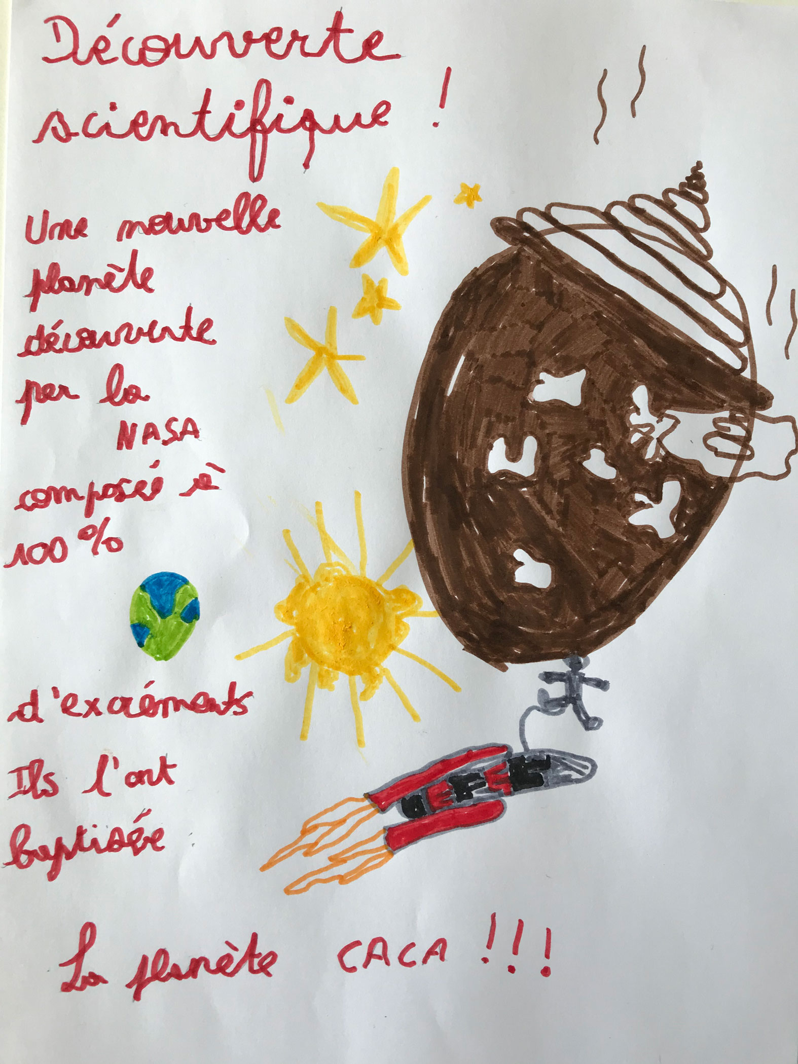 Concours Mordelire "Fais ta une !" - Andréa 6 ans