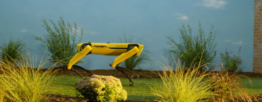 Robot Spot, capture d'écran vidéo Boston Dynamics
