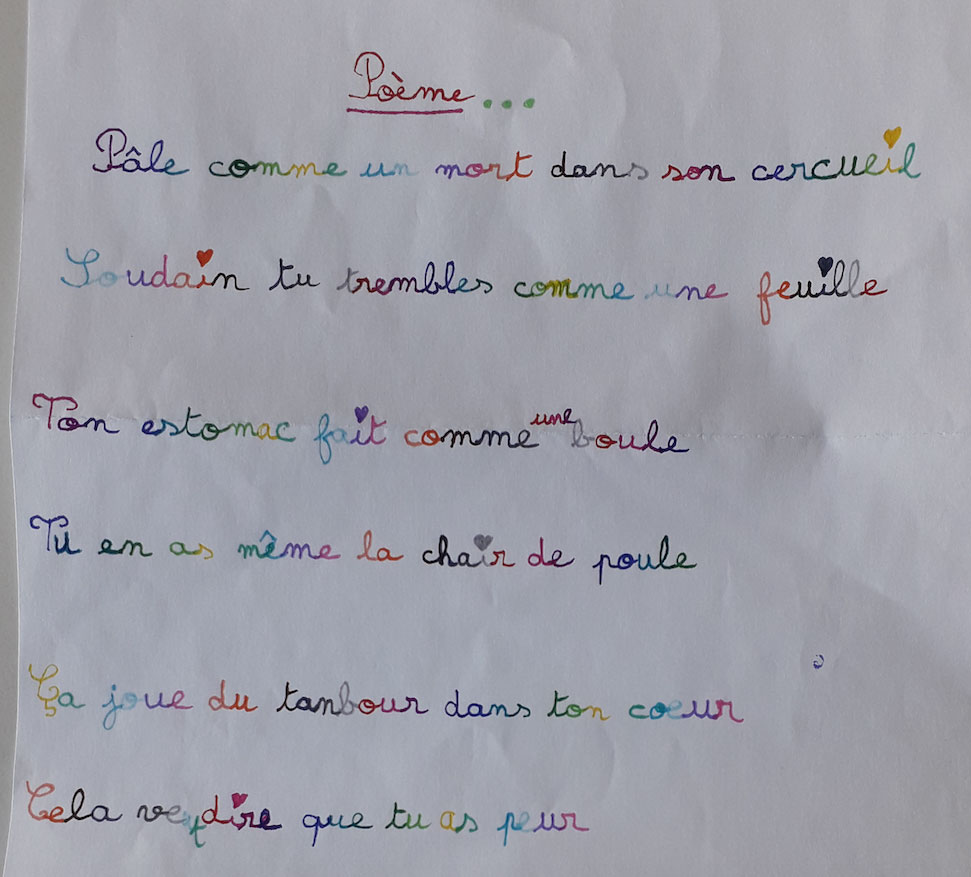 Concours MordeLIRE Poème à trou(ille) - Jade, 8 ans