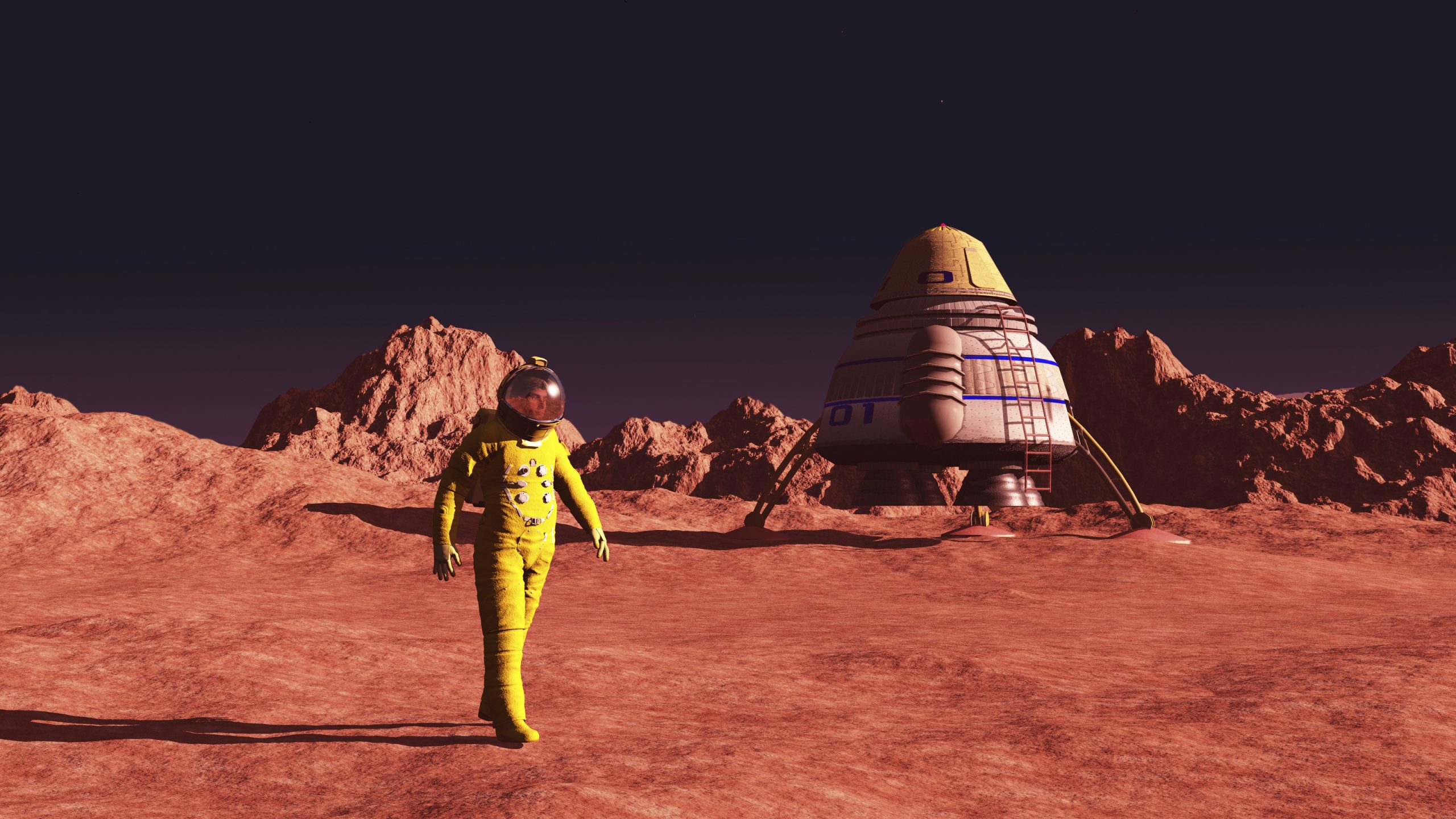 Vol Vers Mars – Mission Spatiale Vers Mars – CWMHN
