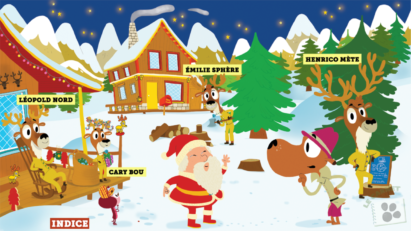 Enquête avec Super-Ouaf : Qui a volé le traîneau de Père Noël ? Toboggan magazine
