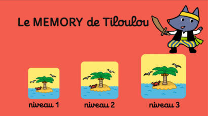 jeu - memory des pirates de Tiloulou