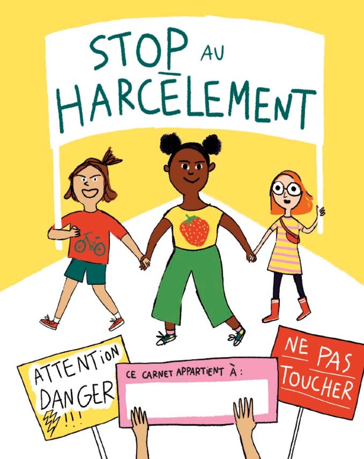Couverture du carnet secret du magazine Manon consacré eu harcèlement entre élèves