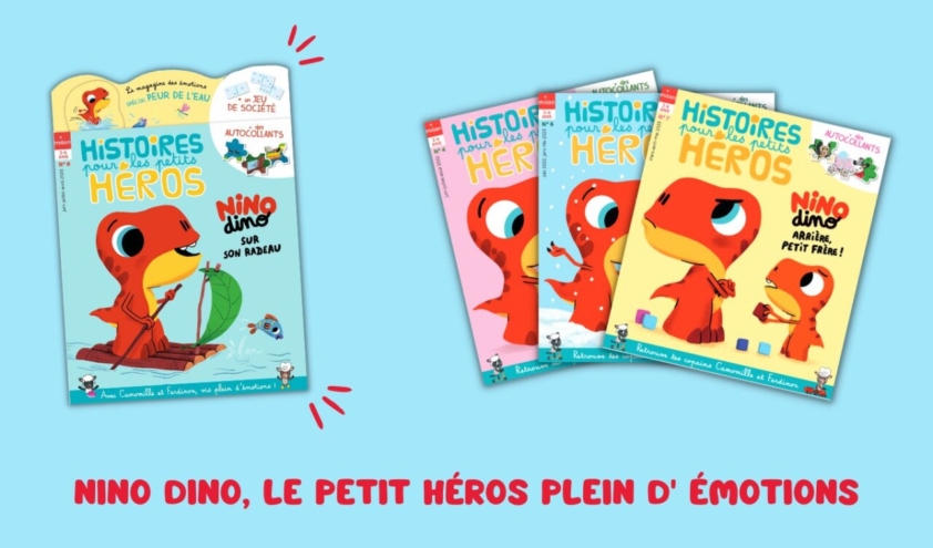 Couverture nino dino Histoires Pour les Petits Héros