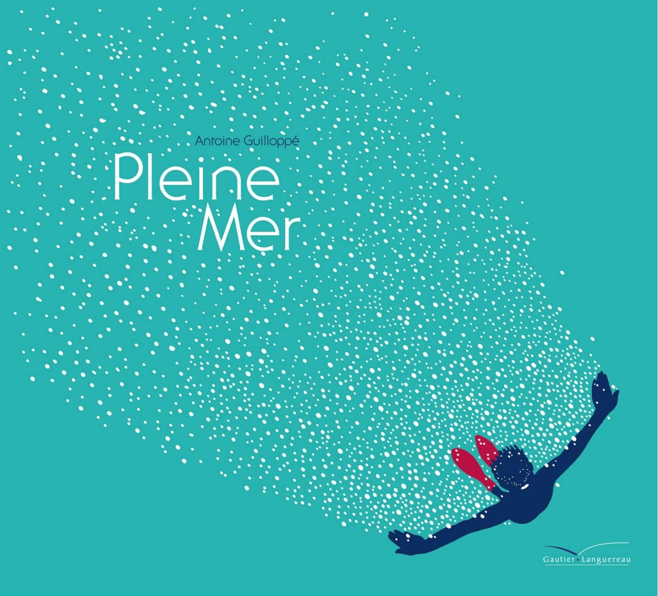 Couverture album jeunesse intitulé Pleine Mer. Texte et illustrations d'Antoine Guilloppé.