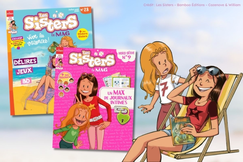 Visuel à la une de les sisters magazine