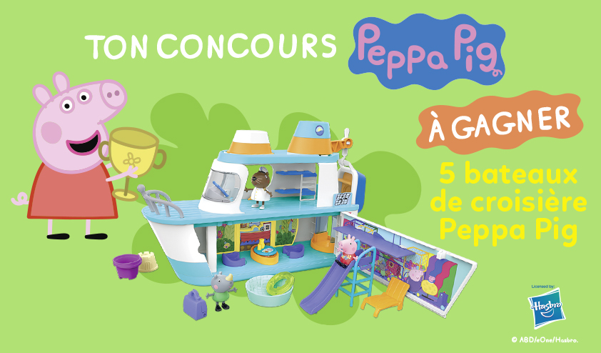 Concours Peppa Pig Club et figurines