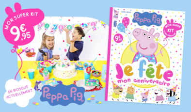 Un kit Peppa Pig de 100 pages pour fêter l'anniversaire de votre enfant !
