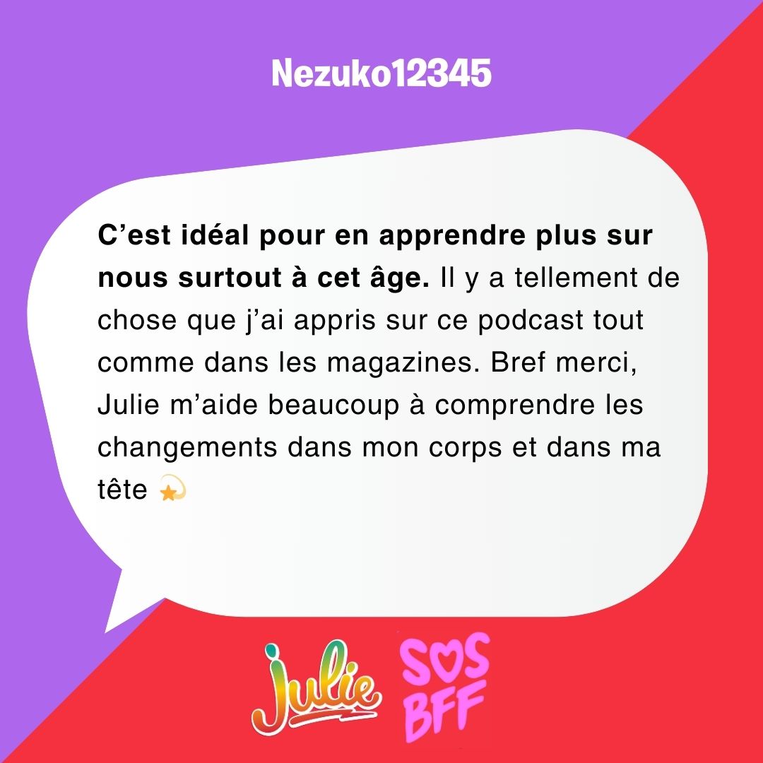 Avis Nezuko sur SOS BFF