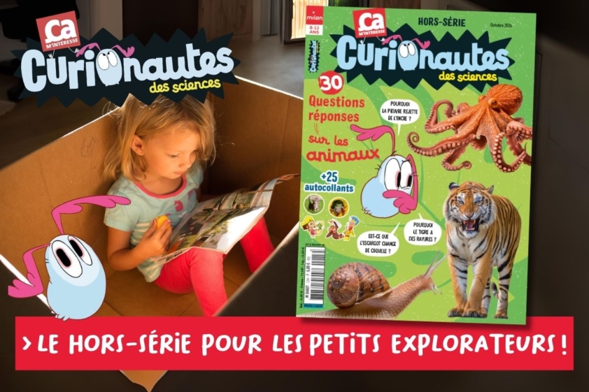 Curionautes des sciences et Ça m’intéresse hors-série animaux