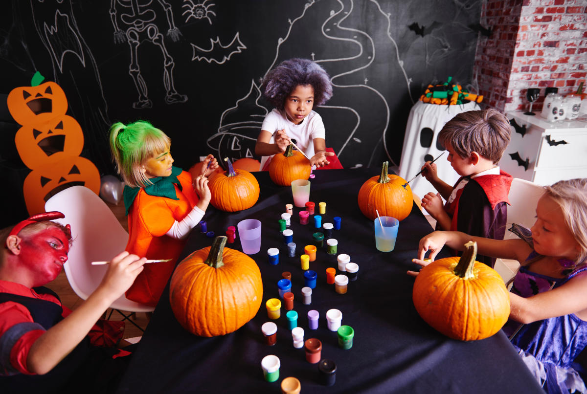 atelier créatif enfants citrouilles halloween