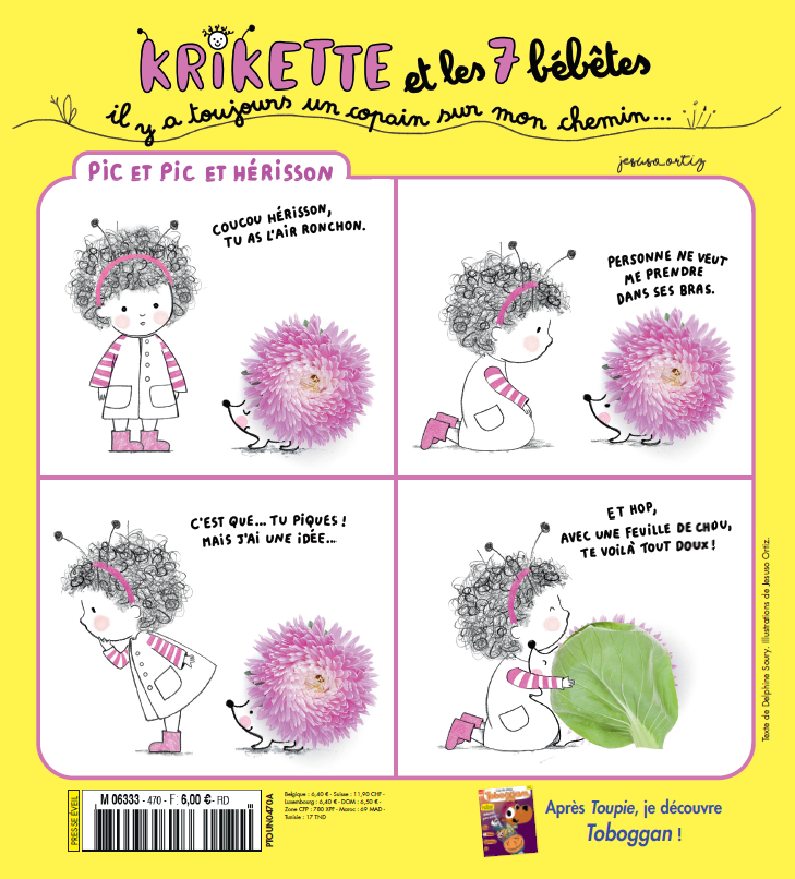 Bd 4 cases Krikette Toupie empathie enfant