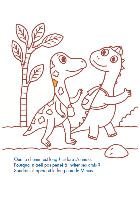 Coloriage à imprimer extrait du magazine Toupie Jeux.