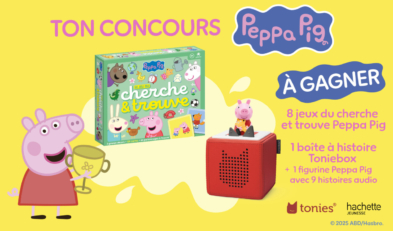 Une Toniebox Peppa Pig et un jeu du Cherche et Trouve à gagner !