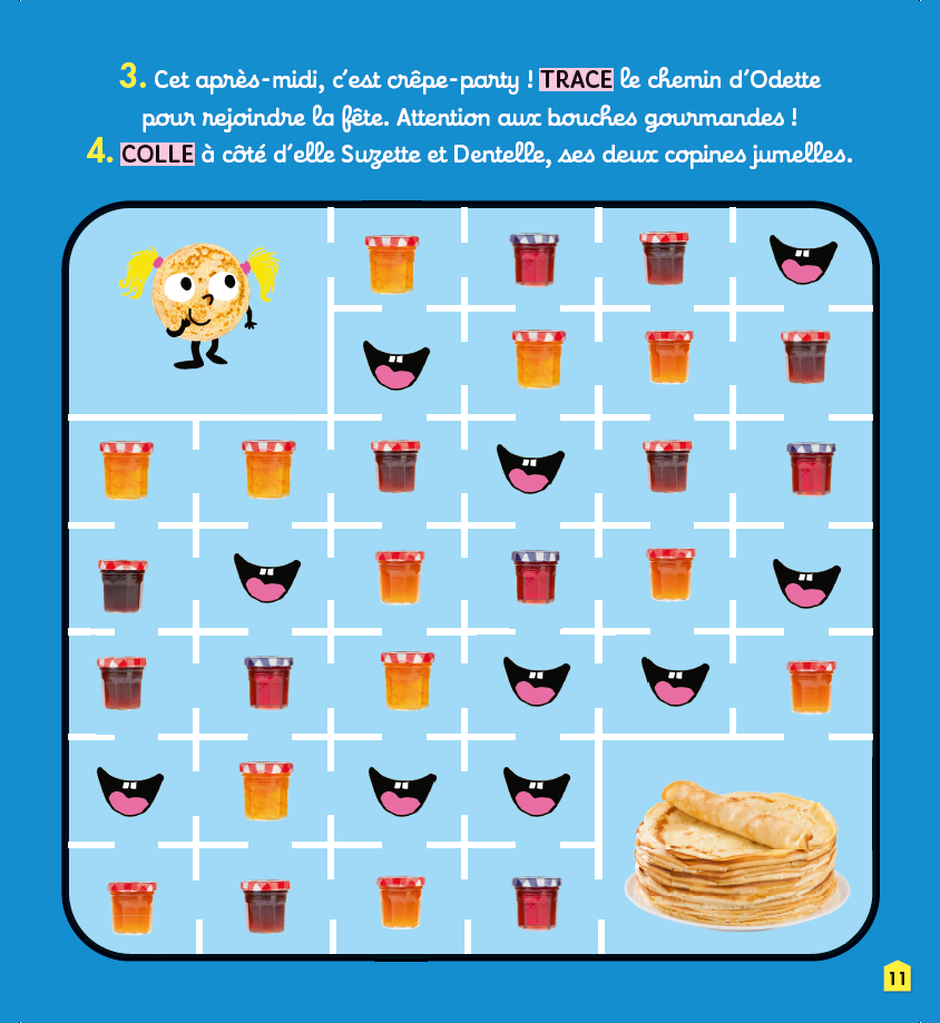 Poster labyrinthe des crêpes