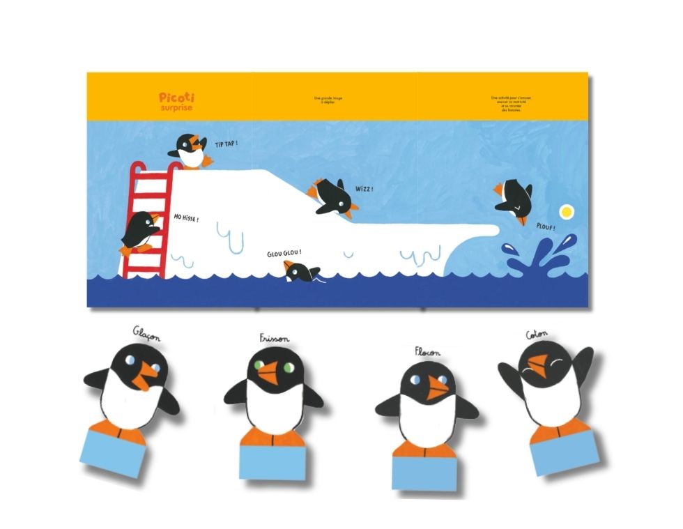  Pingouins à faire glisser sur la banquise
