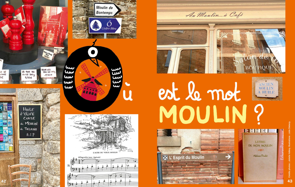 Rubrique du magazine J'apprends à lire pour comprendre les mots 