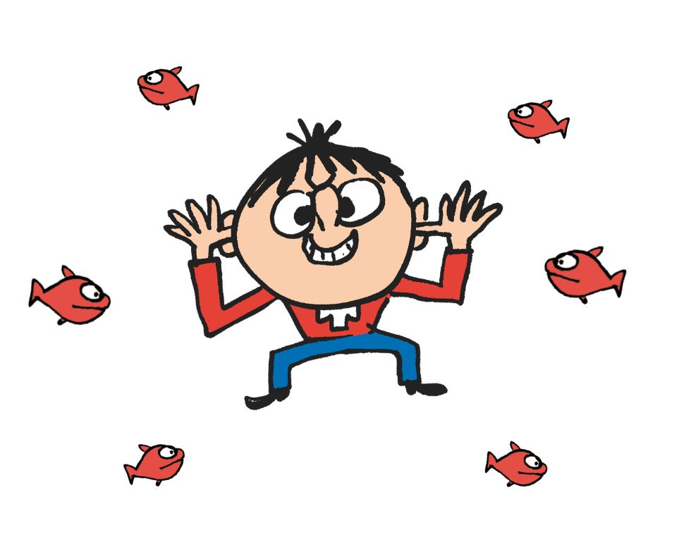 Toto qui fait une grimace