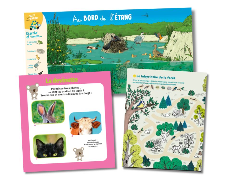 Trois activités pour le printemps tirées des magazines Kolala, Wakou et Mes p'tits docs