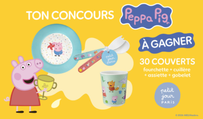 Jeu-concours : 30 couverts Peppa Pig à gagner !