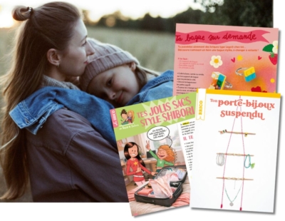 Maman qui fait un calin à sa fille pour la remercier des cadeaux de la fête des mères 2026