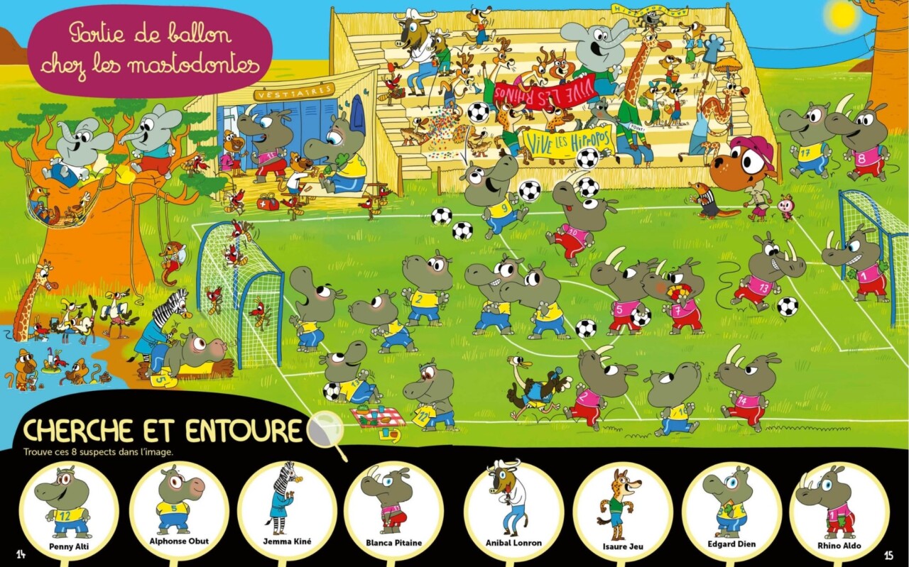 cherche et trouve football enfant activité foot