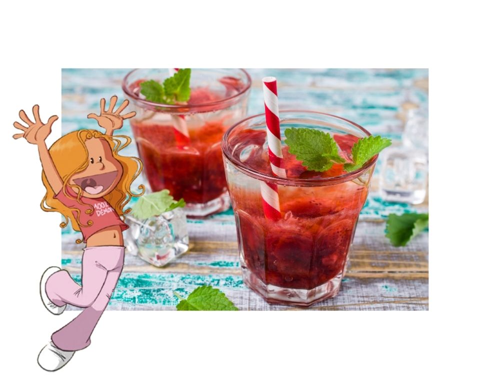 Recettes fraîches pour l'été : sirop de fraises maison inspiré des Sisters