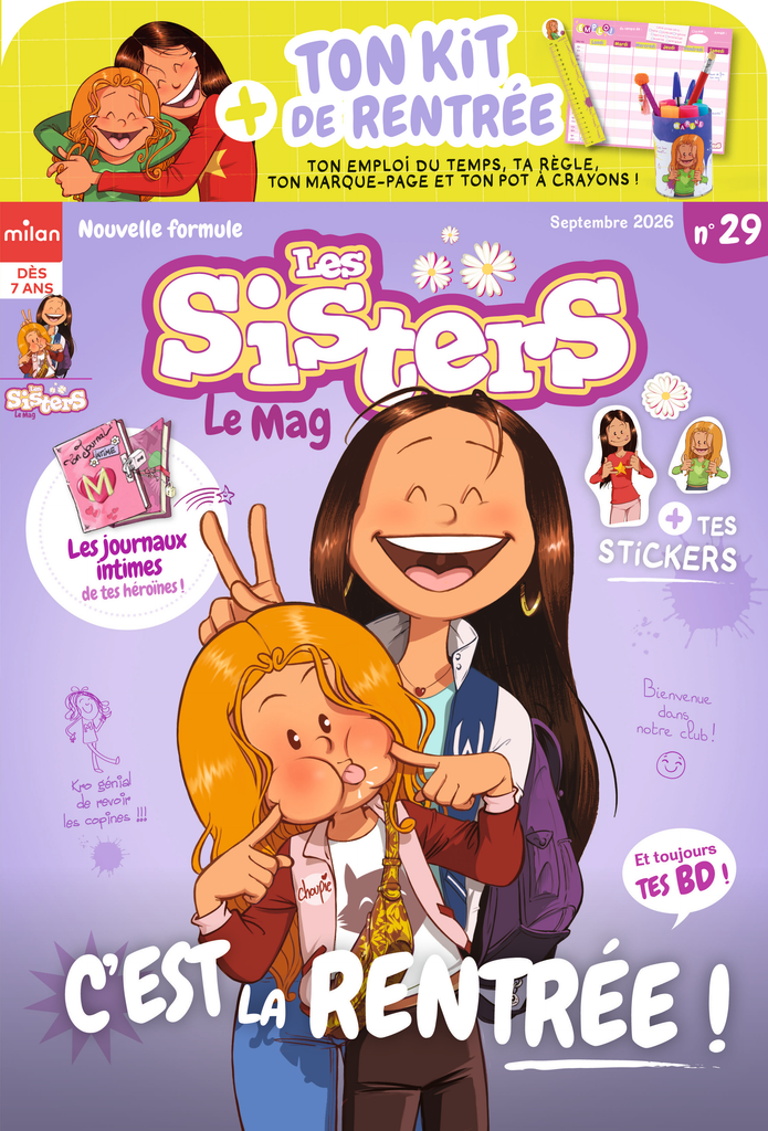 Couverture magazine Les Sisters- exemple de sororité 