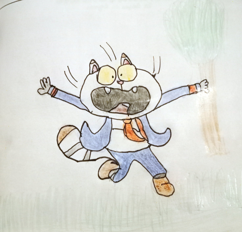Dessin d'enfant représentant la BD Chocochat (Mordelire)