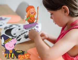 Bricolage citrouille facile en papier pour enfant