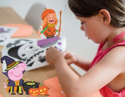 Bricolage citrouille facile en papier pour enfant