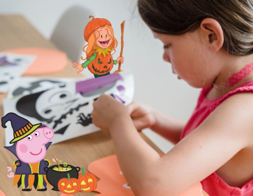 Bricolage citrouille facile en papier pour enfant
