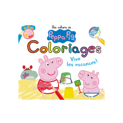 Couverture magazine Les cahiers de Peppa Pig - coloriages